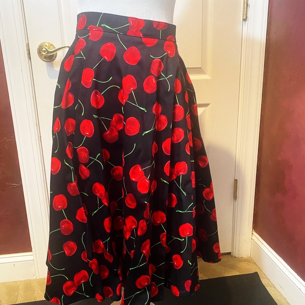 NWT Eva Rose Cherry Skirt